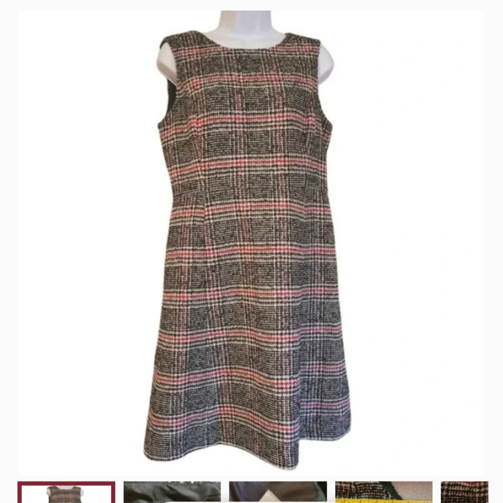 Talbot's Tweed midi dress